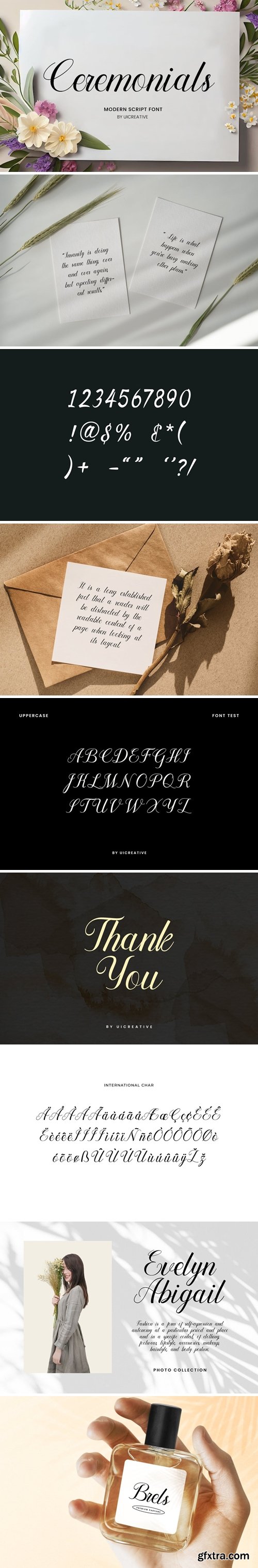 Ceremonials Modern Script Font
