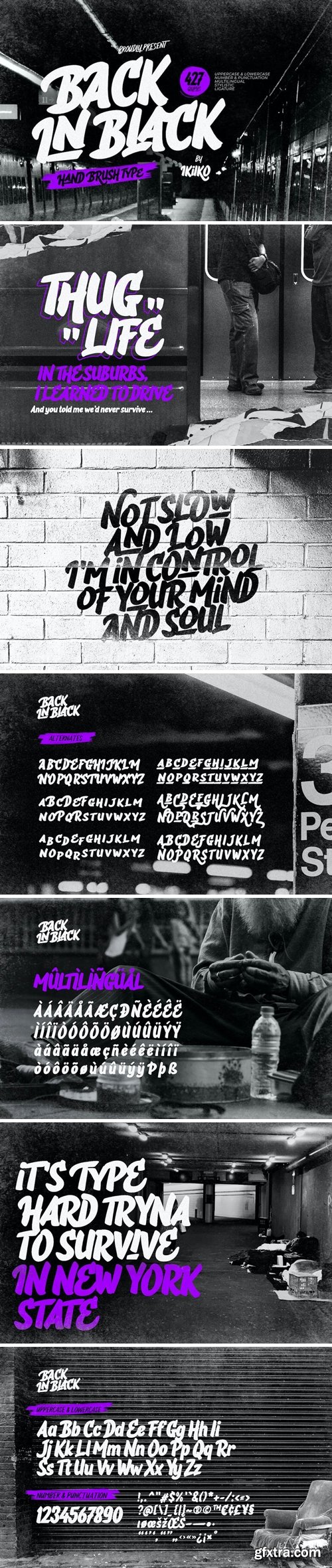 Back In Black - Hand Brush Type