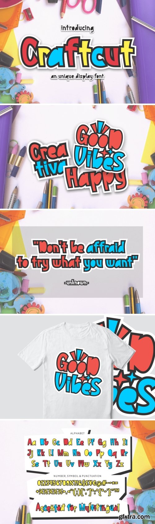 Craftcut Font