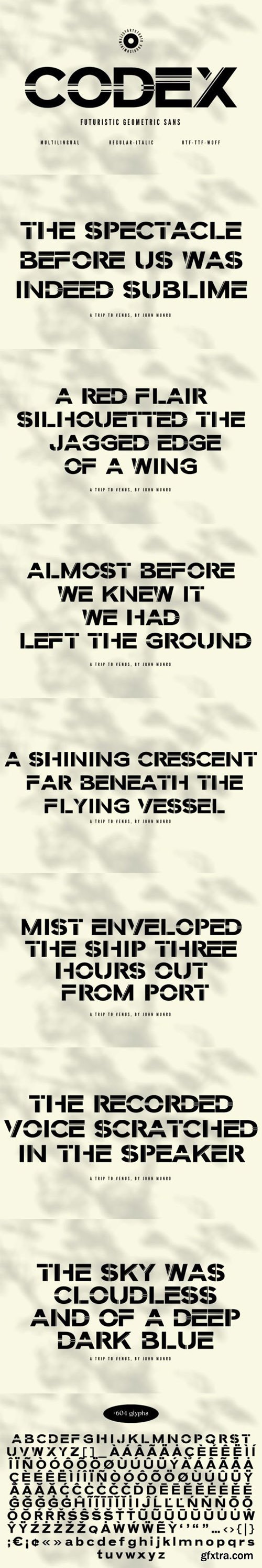 Codex Sans Serif Font Codex Sans Serif Font