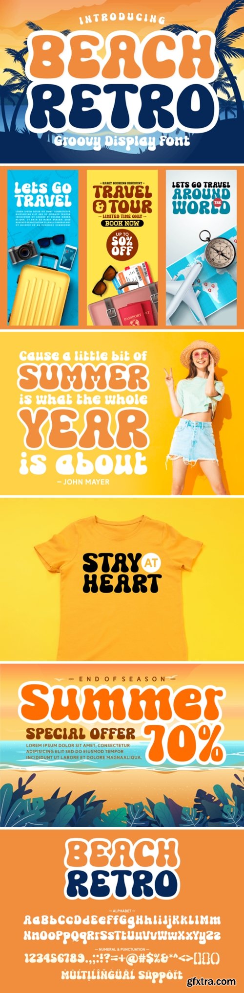 Beach Retro Font