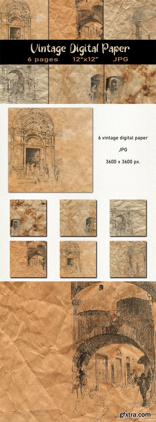 Vintage Sketches Textures Pack Vintage Sketches Textures Pack
