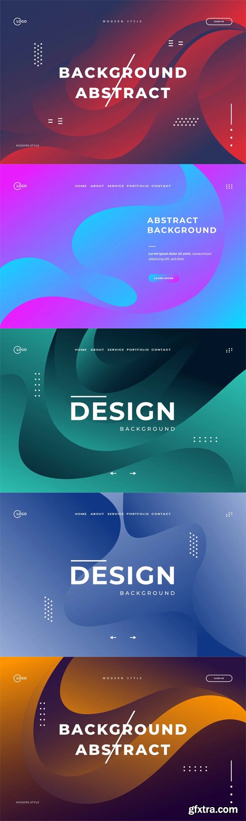 Dynamic 3D Seamless Backgrounds Vector Templates Dynamic 3D Seamless Backgrounds Vector Templates