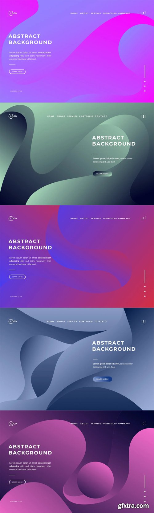 Dynamic 3D Seamless Backgrounds Vector Templates Dynamic 3D Seamless Backgrounds Vector Templates