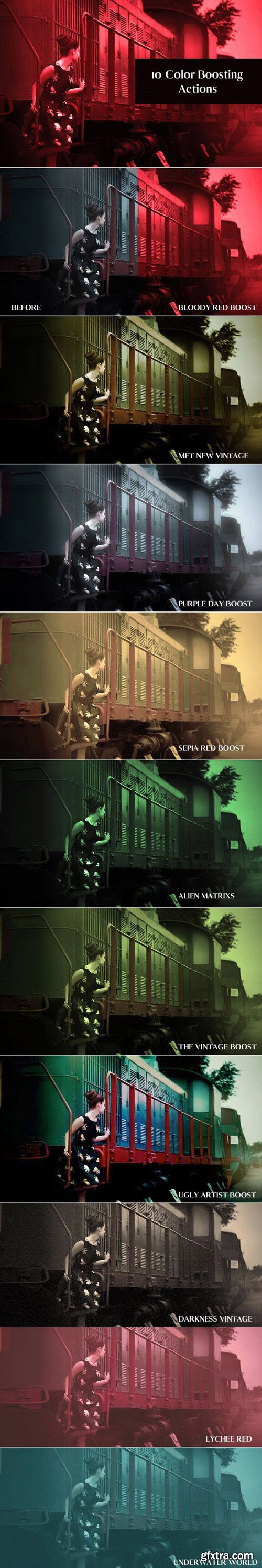 10 Color Boosting Actions for Photoshop 10 Color Boosting Actions for Photoshop