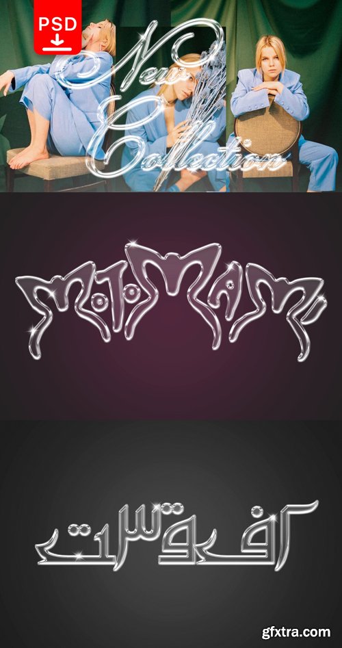 Glass Chrome Effect for Photoshop Glass Chrome Effect for Photoshop