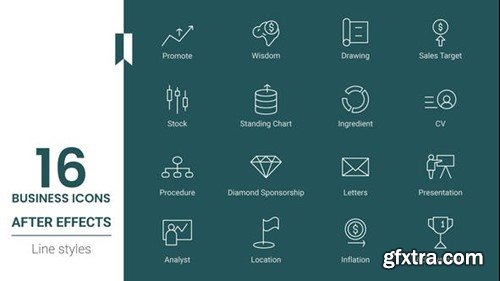 Marketing & Business Icons Line pack 44656104