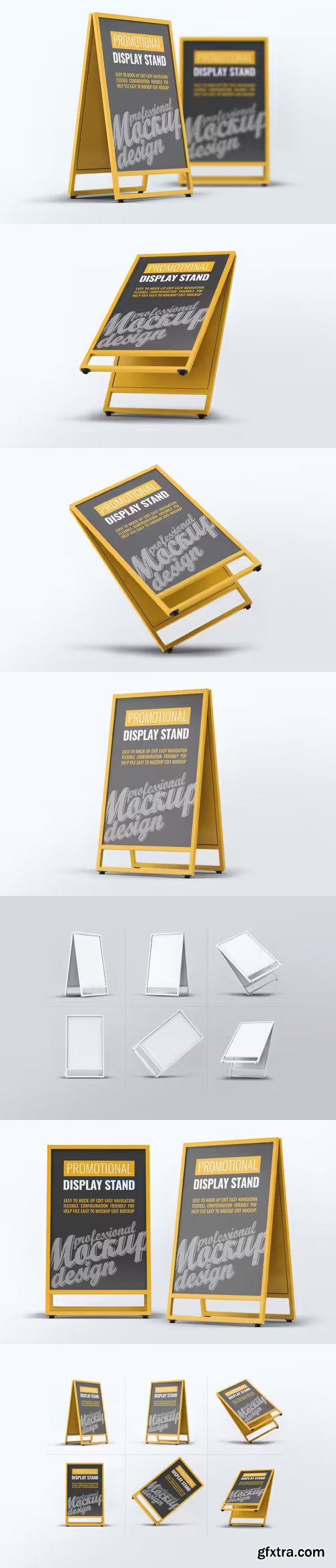Promotional Display Stand Mock-Up