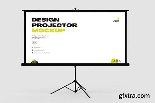 Projector Screen Mockup SJ7RGME
