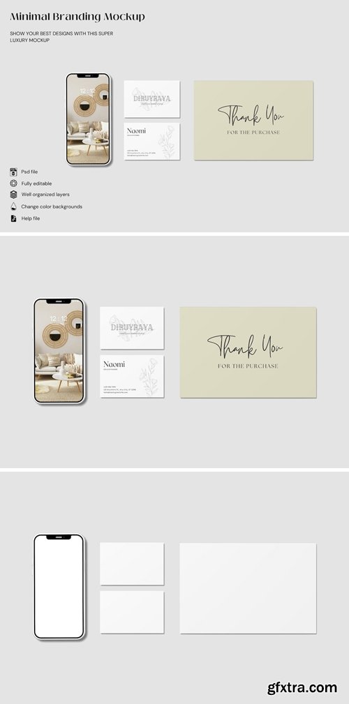 Minimal Branding Mockup VD7CXWK