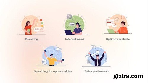 Videohive Searching for Opportunities - Flat Concept 44740310 Videohive Searching for Opportunities - Flat Concept 44740310