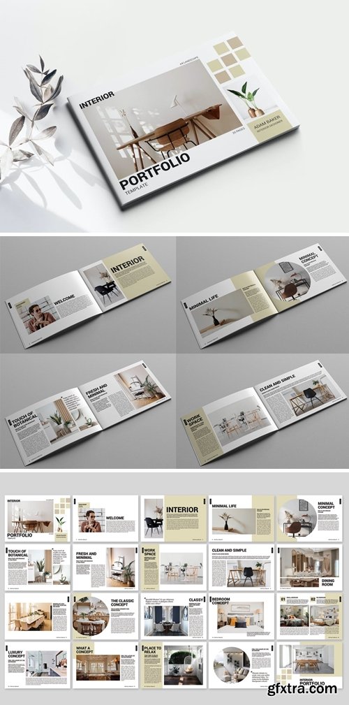 Interior Portfolio Template ABAHP73