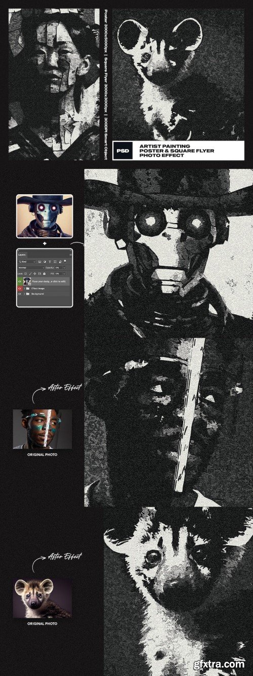 Artist Painting Photo Effect