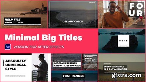 Videohive Minimal Big Titles 44730681 Videohive Minimal Big Titles 44730681