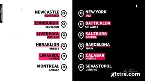 Videohive Location Titles 1.0 - AE 44740611 Videohive Location Titles 1.0 - AE 44740611