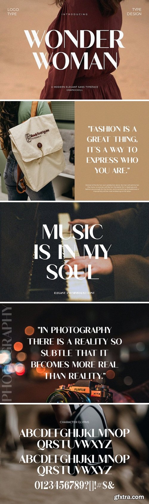 Wonder Woman Elegant Sans Serif Font