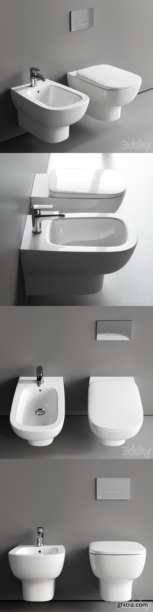 Ideal Standard Esedra Wall Hung WC