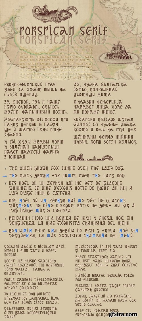 Porspican Serif Font Porspican Serif Font