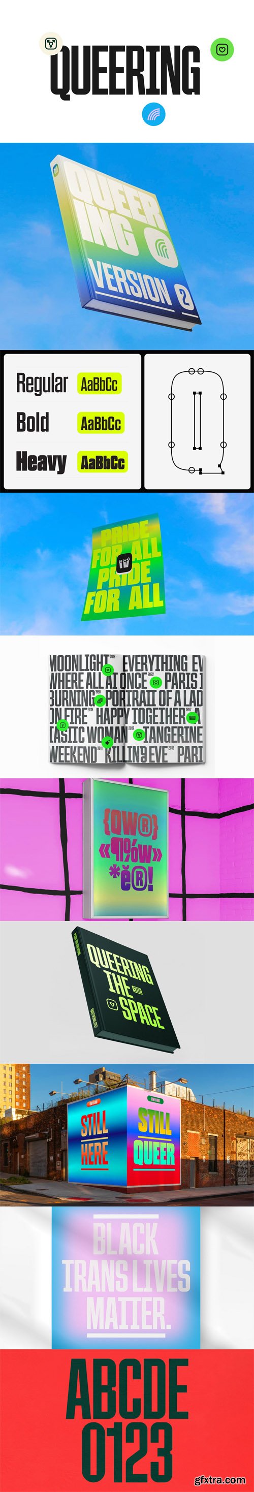 Queering - Bold Display Font Queering - Bold Display Font