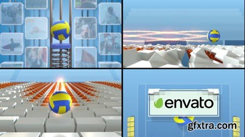 Videohive Volleyball Logo Reveal 4 44751290 Videohive Volleyball Logo Reveal 4 44751290