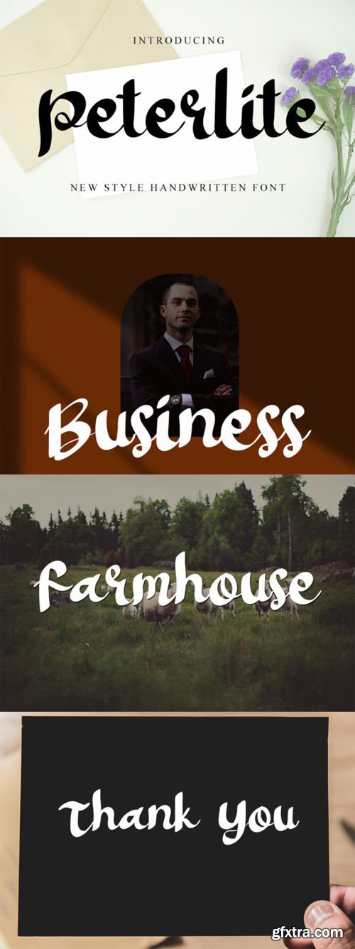 Peterlite Handwritten Font Peterlite Handwritten Font