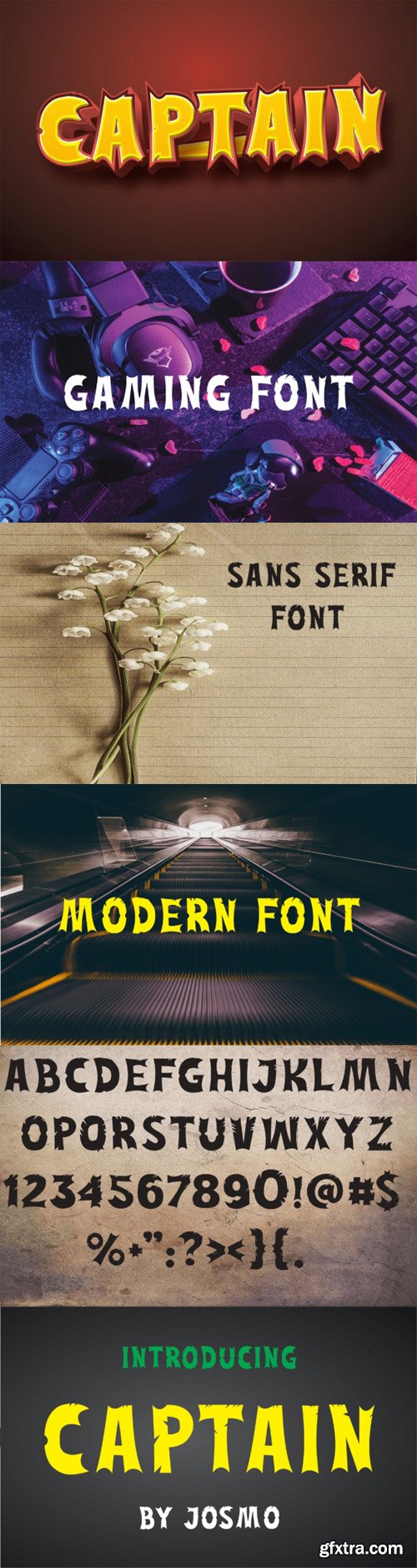 Captain Sans Serif Font Captain Sans Serif Font