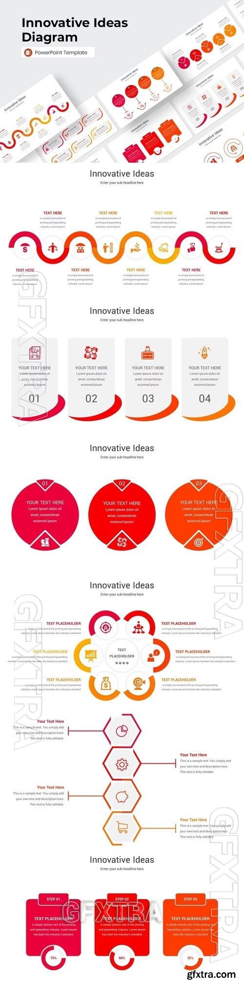 Innovative Ideas Diagram PowerPoint, Keynote and Google Slides Template 