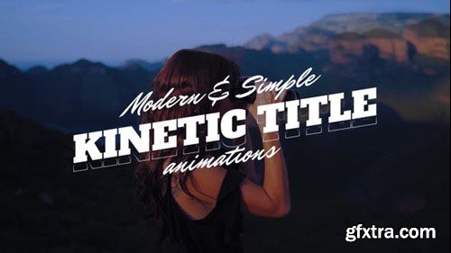 Videohive Kinetic Title Animations 44749449