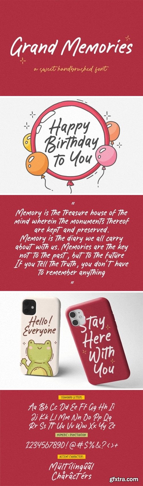 Grand Memories Font