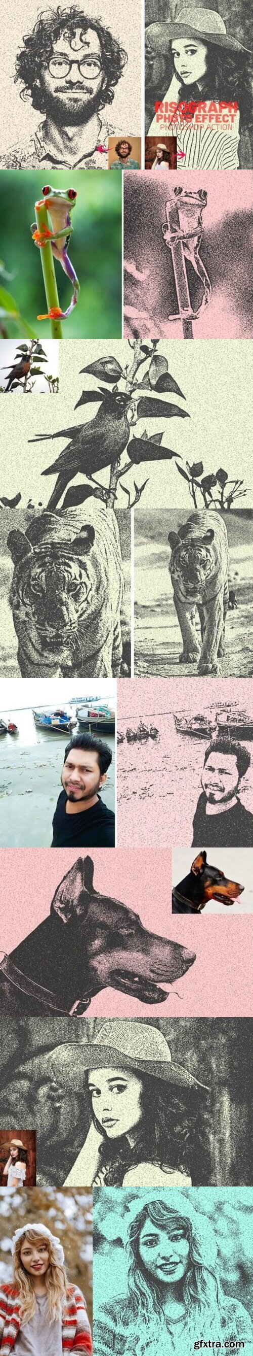 Risograph Photo Effect