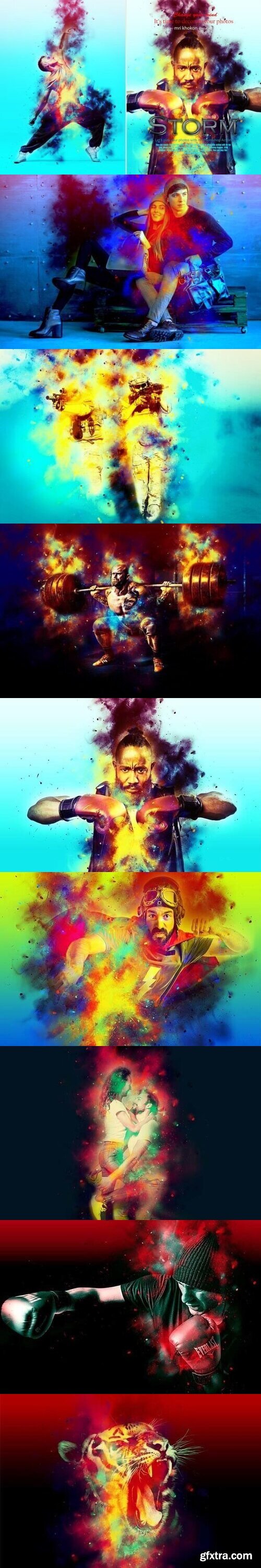 Storm & Smoke Photoshop Action