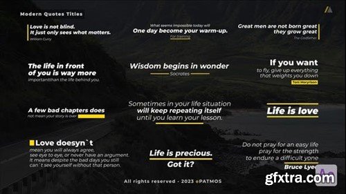 Videohive Modern Titles for After Effects 44864141