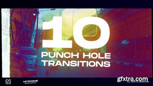 Videohive Punch Hole Transitions Vol. 01 44940679