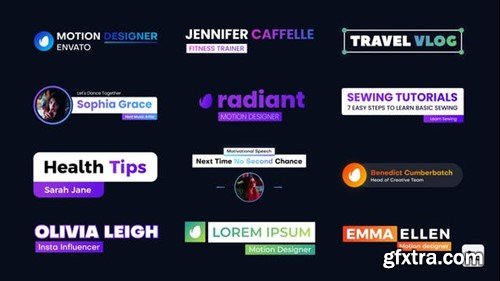 Videohive Simple Gradient Lower Third 44904557