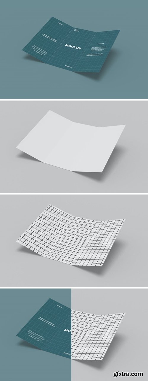 Trifold Brochure Mockup Inside Fold CGF3S59 Trifold Brochure Mockup Inside Fold CGF3S59