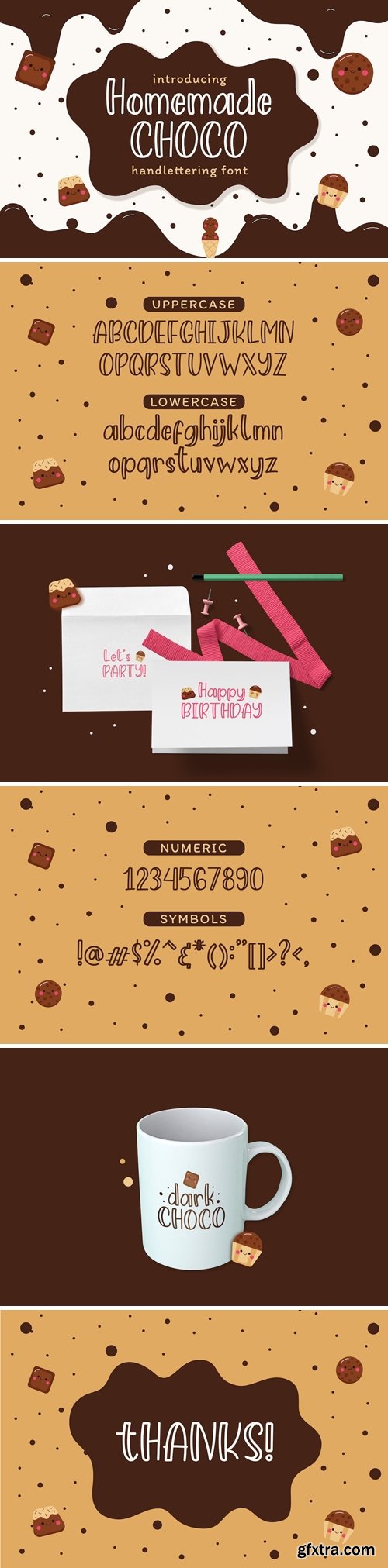 Home made choco Font Home made choco Font