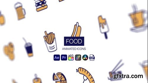 Videohive Food Animated Icons 44951397