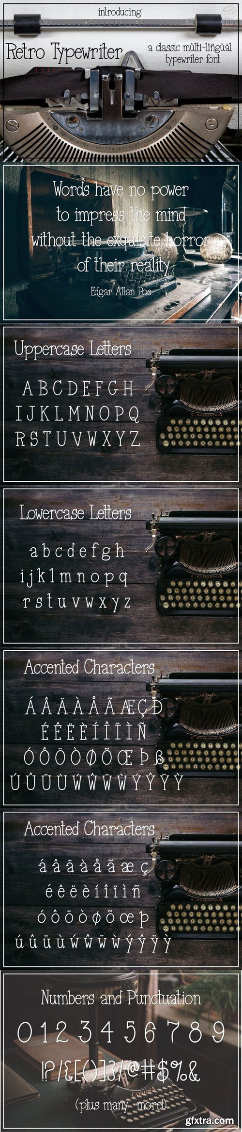 Retro Typewriter Font Retro Typewriter Font
