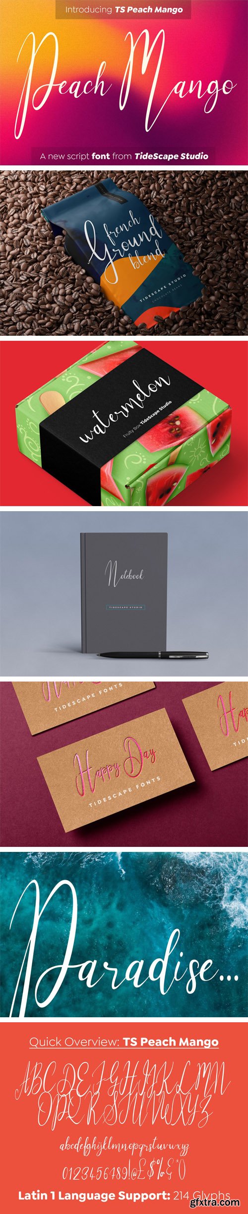 Peach Mango Script Font Peach Mango Script Font