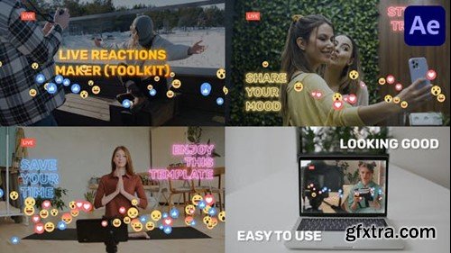 Videohive Live Reactions Maker (Toolkit) for After Effects 44958816 Videohive Live Reactions Maker (Toolkit) for After Effects 44958816