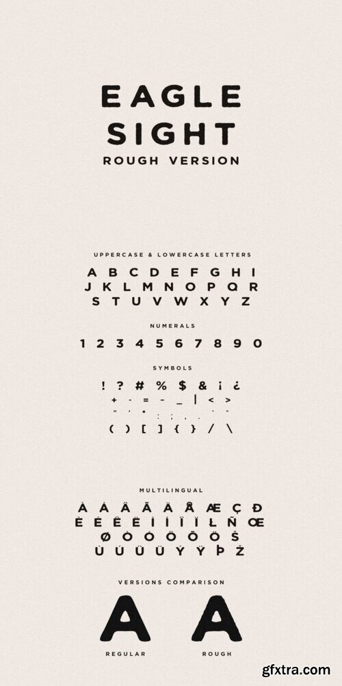 Eagle Sight Rough Font