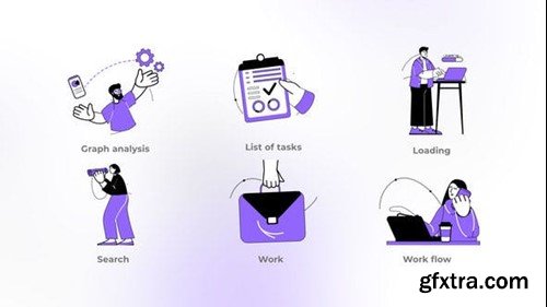 Videohive Work Flow - Simple Concept 44942253