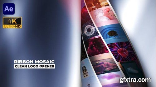 Videohive Ribbon Mosaic Photo logo opener 44948851 Videohive Ribbon Mosaic Photo logo opener 44948851