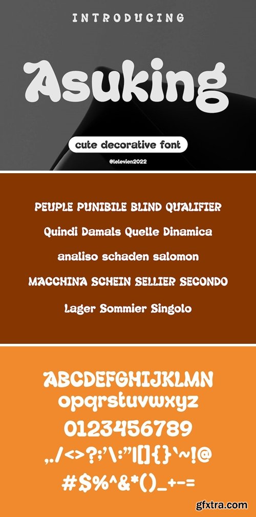 Asuking Font Asuking Font