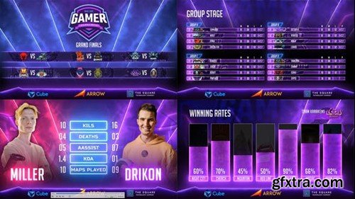 Videohive ESports Broadcast Package 40821653