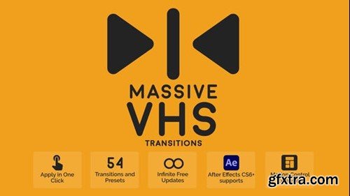 Videohive Massive VHS Transitions 45032086