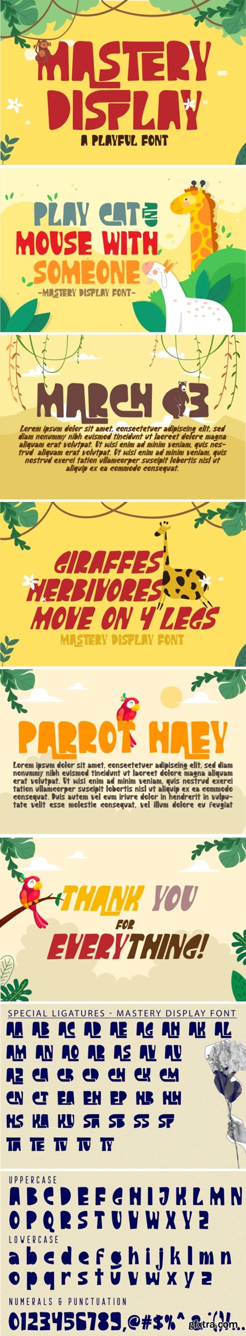 Mastery Display Font Mastery Display Font