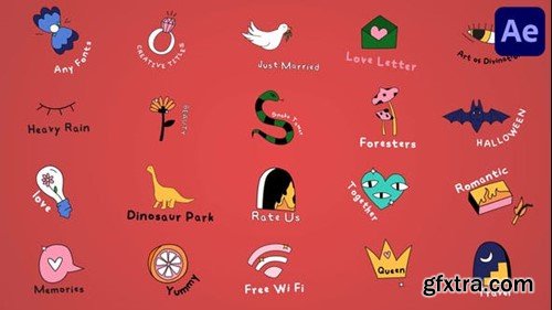 Videohive Cartoon Lyric Titles for After Effects 45067727 Videohive Cartoon Lyric Titles for After Effects 45067727