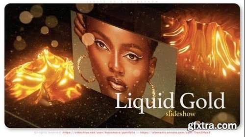 Videohive Liquid Gold Slideshow 45074610 Videohive Liquid Gold Slideshow 45074610