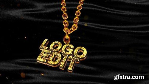 Videohive Golden logo on the chain 45095885 Videohive Golden logo on the chain 45095885